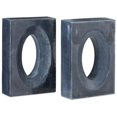 Currey & Company Set Of 2 Demi Bookends In Multi