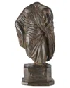 Currey & Company 8.5in Greek Female Torso Bronze Sculpture In Gold