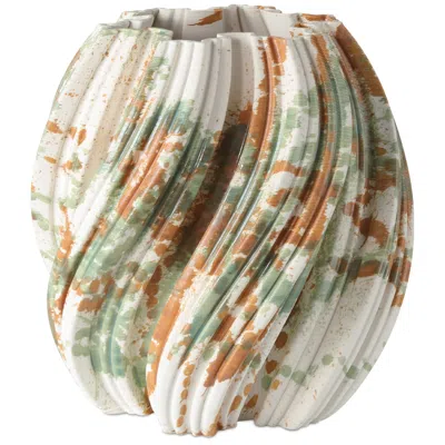 Currey & Company Camouflage Small Vase In Multi