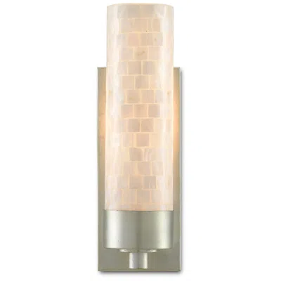 Currey & Company Abadan Silver 1-light Wall Sconce