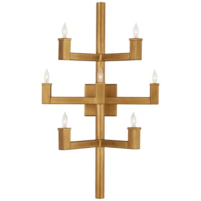 Currey & Company Andre Brass Wall Sconce