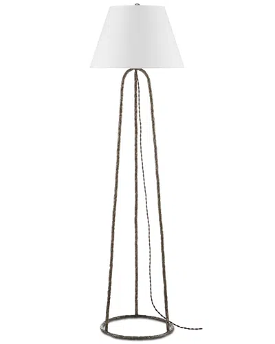 Currey & Company Annetta Floor Lamp In White