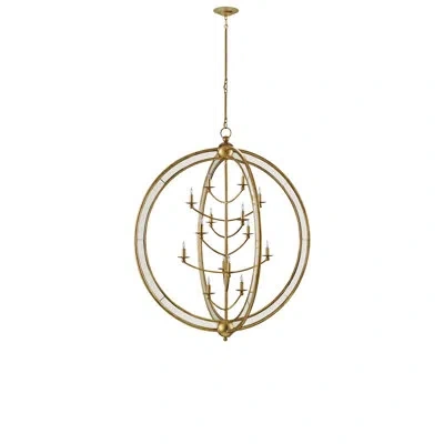 Currey & Company Aphrodite 14 - Light Candle Style Globe Chandelier