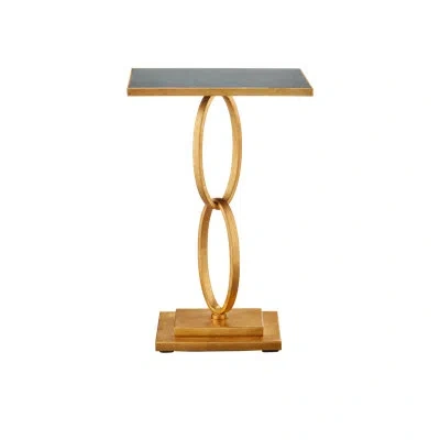 Currey & Company Bangle Accent Table In Gold