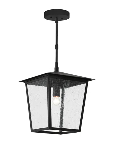 Currey & Company Bening Small Outdoor Lantern In Black