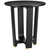 Currey & Company Blake Black Accent Table In Black