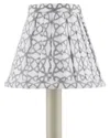 Currey & Company Block Print Pleated Chandelier Shade
