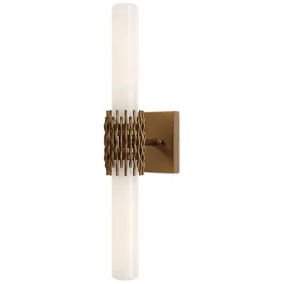 Currey & Company Brietta Brass Bath 2-li In Brown