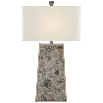 Currey & Company Calloway 33" Modern Light Mica Table Lamp