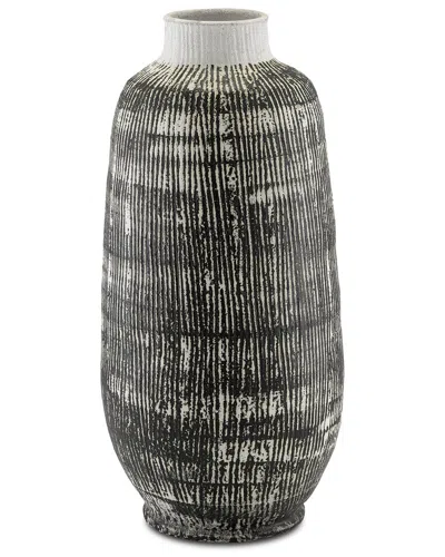 Currey & Company Cape Town Urn In Black
