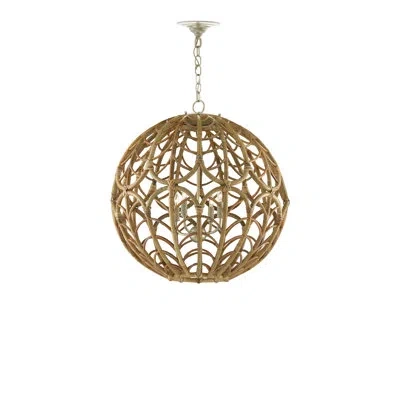 Currey & Company Cape Verde Orb Chandelier