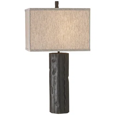 Currey & Company Caravan 28" Modern Mole Black Table Lamp
