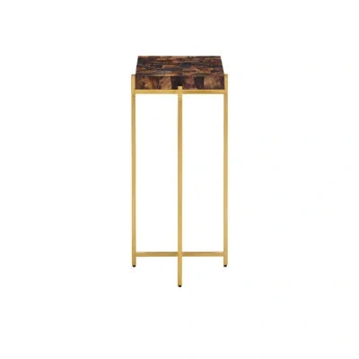 Currey & Company Casey Brown Accent Table