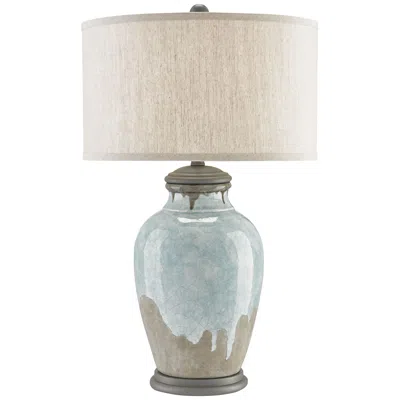 Currey & Company Chatswood 28 1/2" Blue Gray Ceramic Table Lamp