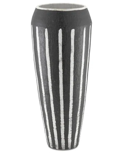 Currey & Company Chibuto Urn In Black