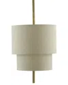 Currey & Company Combermere 19in 3-light Chandelier