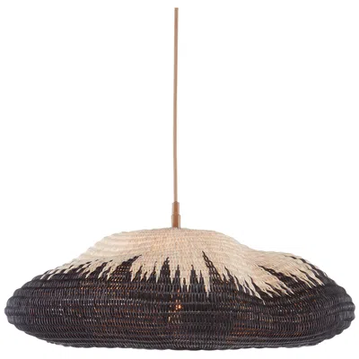 Currey & Company Currey And Company Comme Des Paniers 23" Wide Wicker Pendant