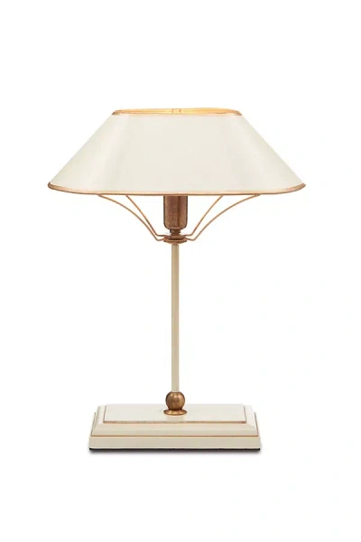 Currey & Company Daphne Table Lamp In White