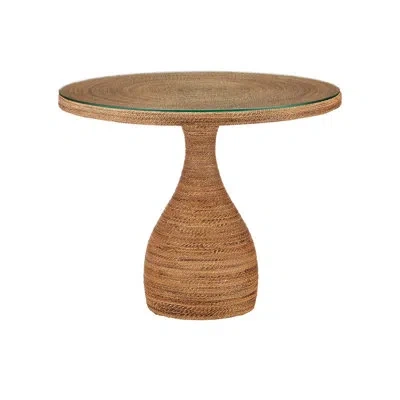 Currey & Company Dominica Entry Table In Clear