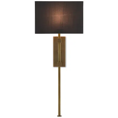 Currey & Company Edmund Brass 1-light Wall Sconce