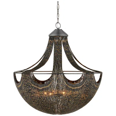 Currey & Company Eduardo 30" Iron 6-light Chandelier