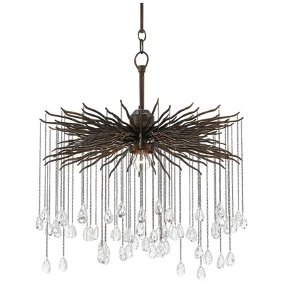 Currey & Company Fen 20" Small Crystal 1-light Chandelier