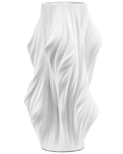Currey & Company Handmade Yin Small White Vase