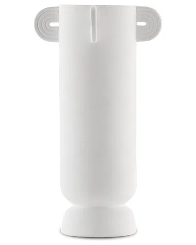 Currey & Company Happy 40 Tube Vase In White