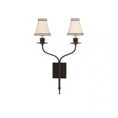 Currey & Company Highlight 2 - Light Wallchiere In Bronze Gold