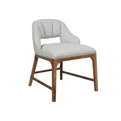 Currey & Company Inga Chair, Greenlight Powder In White
