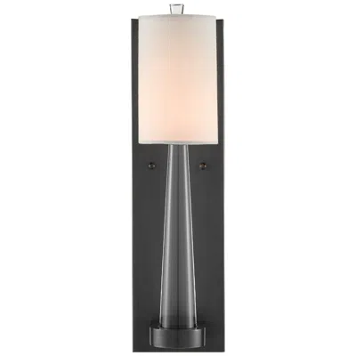 Currey & Company Junia 18 1/2" High Oil-rubbed Bronze And Crystal Wall Sconce