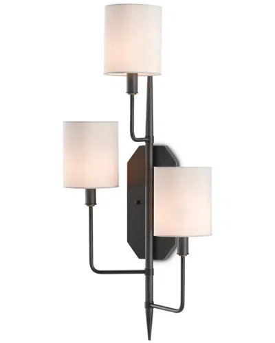 Currey & Company Knowsley Bronze 3-light Wall Sconce