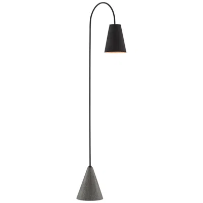 Currey & Company Lotz 65" Metal And Concrete Modern Arc Floor Lamp