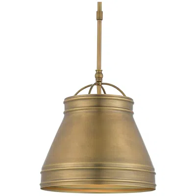Currey & Company Lumley 13" Brass 1-light Pendant
