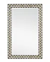 Currey & Company Macy Rectangular Mirror In Black