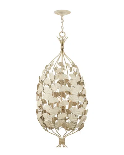 Currey & Company Maidenhair Chandelier In Neutral