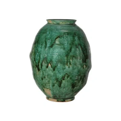 Currey & Company Marrakesh Vase In Green