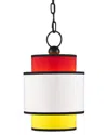 Currey & Company Mathias Pendant In Multicolor