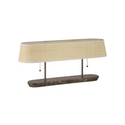 Currey & Company Museum Desk Lamp In Brown;dark Bronze