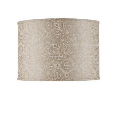 Currey & Company Nomad Drum Lamp Shade In Brown