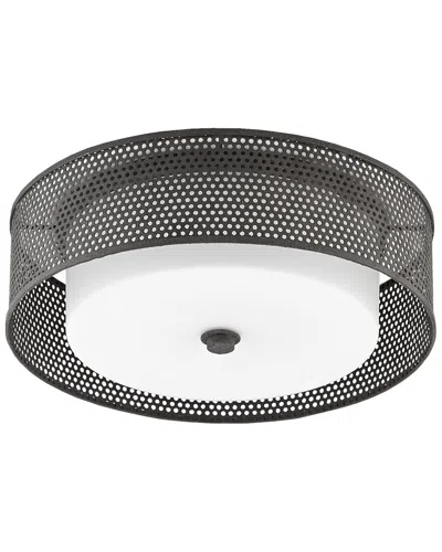 Currey & Company Notte Flush Mount In White