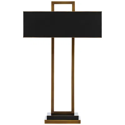 Currey & Company Otto 30 3/4" Brass And Bronze Rectangle Lamp