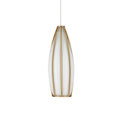 Currey & Company Parish 1-light Round Multi-drop Pendant In White