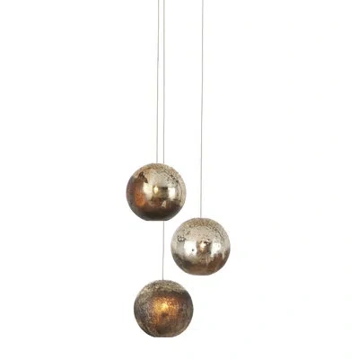 Currey & Company Pathos 3-light Multi-drop Pendant