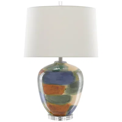 Currey & Company Rainbow Multi-color Porcelain Table Lamp