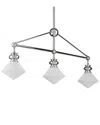 Currey & Company Rycroft Rectangular Chandelier In Silver