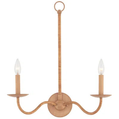Currey & Company Saxon 2-light Tan Wall Sconce