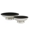 Currey & Company Set Of 2 Varu Bowl In Black