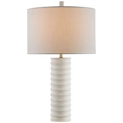 Currey & Company Snowdrop Natural Sand Stone Table Lamp