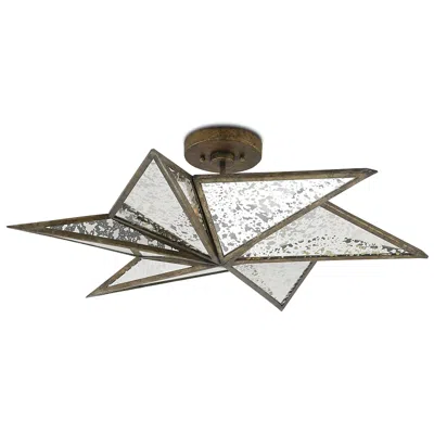 Currey & Company Stargazer Semi-flush